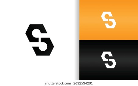 INITIAL LETTER S LOGO COMBINATION OF NUT FOR CONSTRUCTION COMPANY