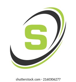 Initial Letter S Logo Company Name Simple and Modern Logotype Design for Business and Company Identity