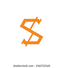 initial letter S logo cryptocurrency