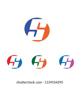 Initial letter s logo design