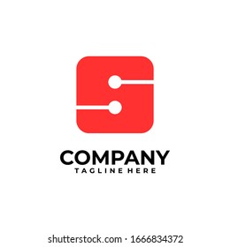 initial letter S logo design vector inspiration