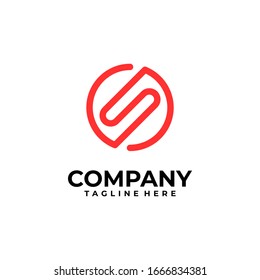 initial letter S logo design vector inspiration