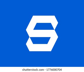 diseño del logotipo de la letra inicial S