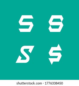 initial letter S logo design set