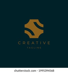 Initial letter S logo design inspiration vector template