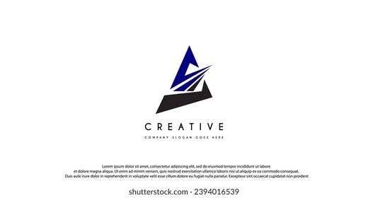 Ilustración vectorial del logotipo de la letra inicial S
