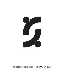 Initial letter S Logo design