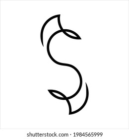 Initial letter S logo designs. Letter S vector logo design template