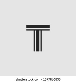 Initial Letter S logo icon  abstract vector design concept monogram color.