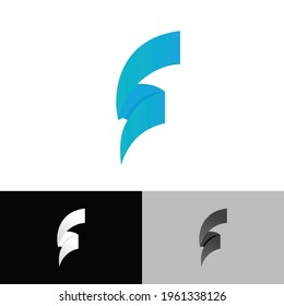 initial letter S logo or icon. EPS 10