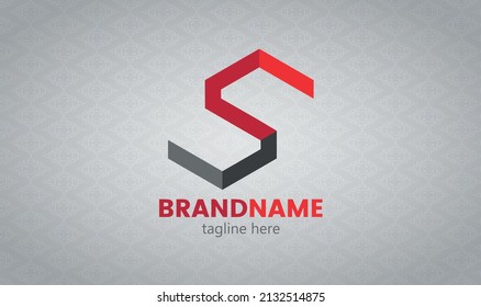 Initial Letter S Logo. S letter for logo. Initial S multicolor letter logo. Flat Vector Logo Design Template Element. 