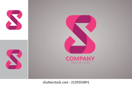 Initial Letter S Logo. S letter for logo. Initial S multicolor letter logo. Flat Vector Logo Design Template Element. 