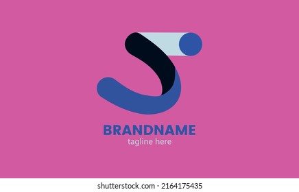 Initial Letter S Logo. S letter for logo. Initial S multicolor letter logo. Flat Vector Logo Design Template Element. 