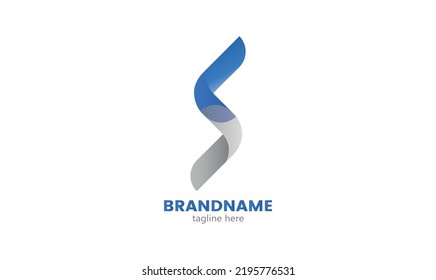 Initial Letter S Logo. S letter for logo. Initial S multicolor letter logo. Flat Vector Logo Design Template Element.