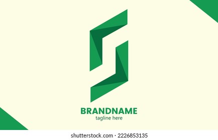 Initial Letter S Logo. Initial S multicolor letter logo. Flat Vector Logo Design Template Element. Letter s logo design vector template corporate linear outline style.