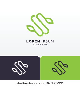 Initial letter s logo. Nature logo.  A unique, exclusive, elegant, professional, clean, simple, modern logo. Great logo for company with strong feels, It would be perfect for your company