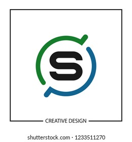 Initial Letter S Logo Template Vector Design