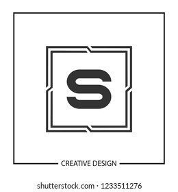 Initial Letter S Logo Template Vector Design