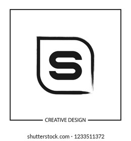 Initial Letter S Logo Template Vector Design