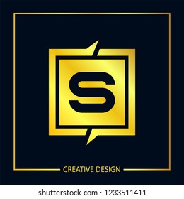 Initial Letter S Logo Template Vector Design