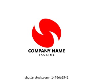 Initial Letter S Logo Template Design