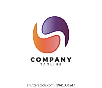Initial Letter S Logo Template Design