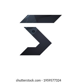 Initial letter S logo vector design template