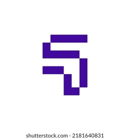 initial letter s logo vector illustration isolated on white background