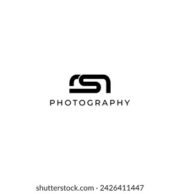 initial letter s Photography Camera Logo Icon Vector Template