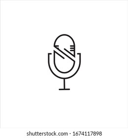 Initial Letter S Podcast Logo 