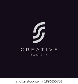 Initial letter S SS logo design inspiration vector template