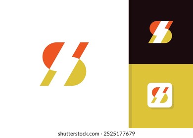 initial letter s storm logo design inspiration vector template