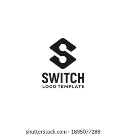 Initial Letter S Swap Switch logo design
