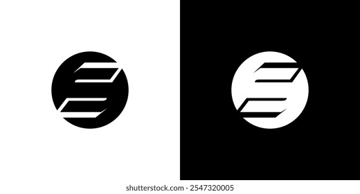 initial letter s vector logo