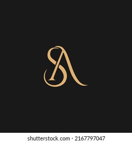 Initial Letter SA Logo Design Vector Template. SA Letter Logo Design
