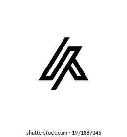 initial letter SA logo or icon monogram. EPS 10