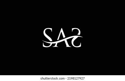 Initial letter SAS. Monogram logo design template. Minimalis logo concept for business and company.