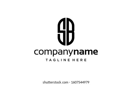 Initial Letter SB BS Logo Design Inspiration