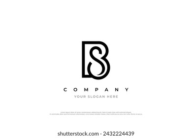 Initial Letter SB or BS Logo Design