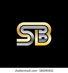 Initial Letter SB Linked Design Logo