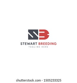 Initial Letter SB Logo Design Template for your Company or Brand