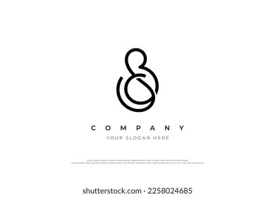 Initial Letter SB Logo Design Vector Template