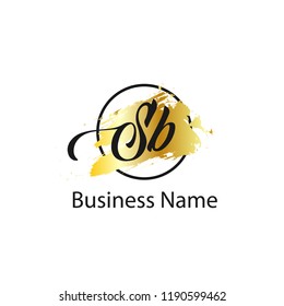 Initial Letter SB Logo Template Design