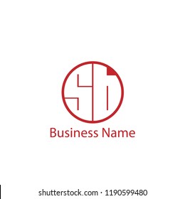Initial Letter SB Logo Template Design