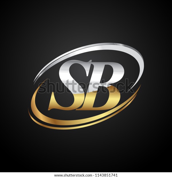 Initial Letter Sb Logotype Company Name Stock Vector (Royalty Free ...