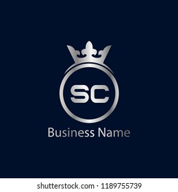 Initial Letter SC Logo Template Design