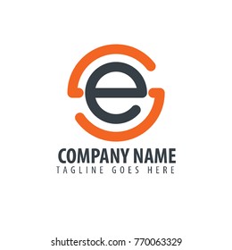 Initial Letter SE Design Logo