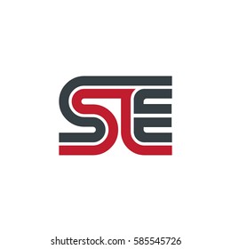 Initial Letter SE Linked Design Logo