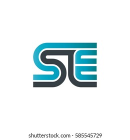 Initial Letter SE Linked Design Logo