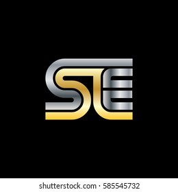 Initial Letter SE Linked Design Logo